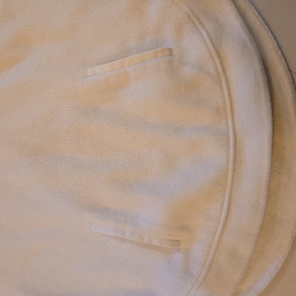 Alo Yoga Womens Activewear Sherpa Pullover Hoodie Cream White Size Medium - Picture 6 of 10